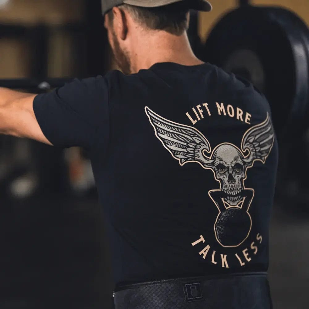 2POOD Lift More Talk Less T-Shirt Schwarz kaufen bei HighPowered.ch