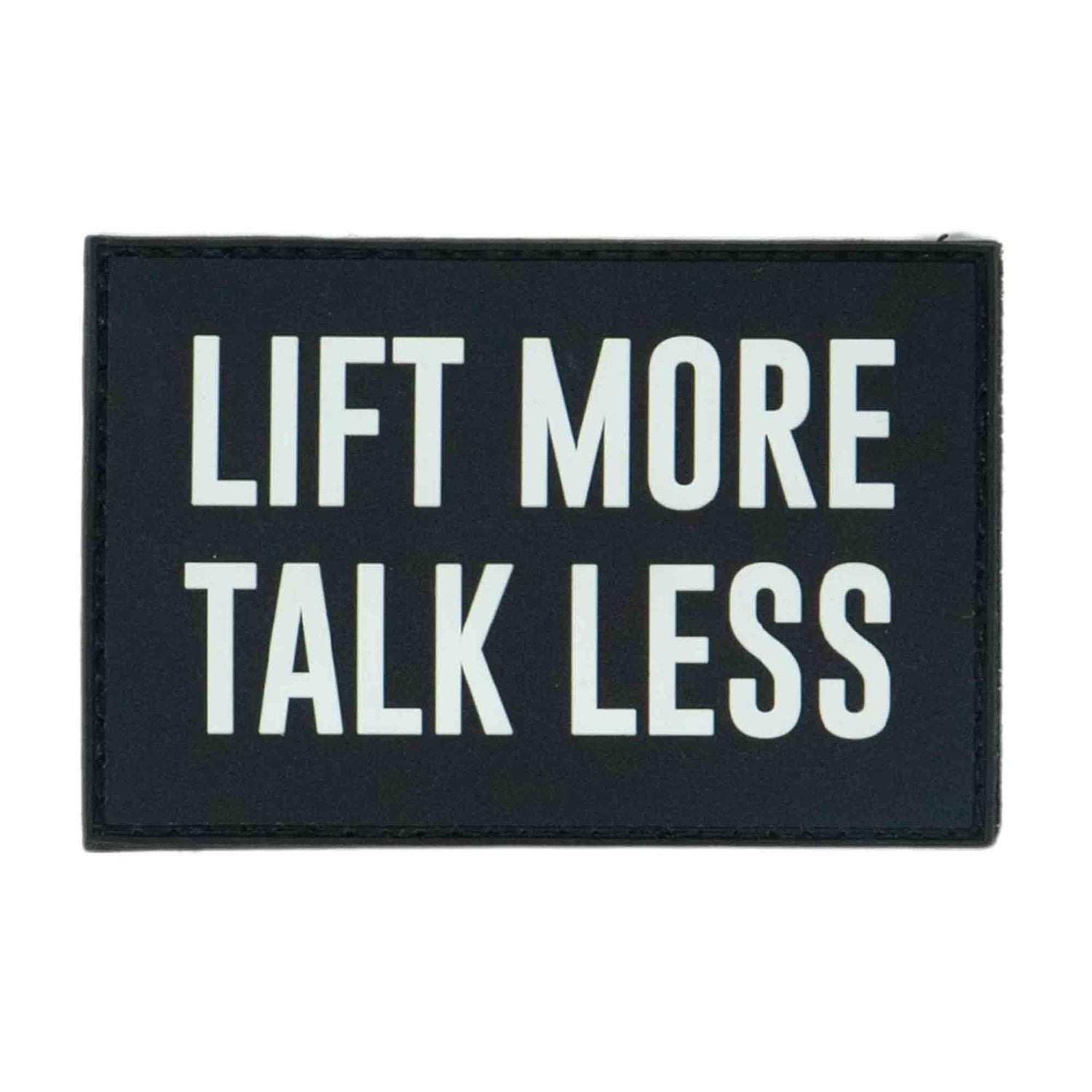 2POOD Lift More Talk Less Velcro Patch kaufen bei HighPowered.ch