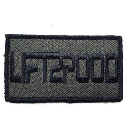 LIFT2POOD velcro patch kaufen -  2POOD Patches  - Fitness Onlineshop