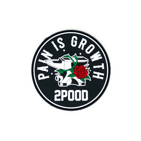 Pain is Growth Patch kaufen -  2POOD Patches  - Fitness Onlineshop