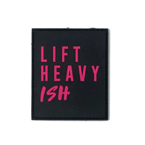 2POOD Pink "Lift Heavy Ish" Velcro Patch kaufen bei HighPowered.ch
