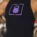 2POOD Lavender Kettlebell Logo Tank Schwarz kaufen bei HighPowered.ch