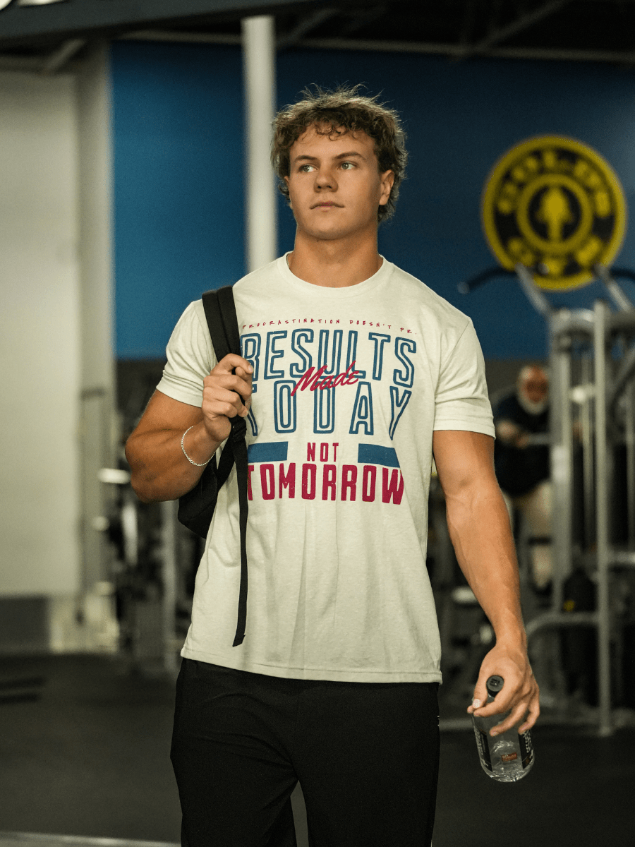 Results Are Made Today T-Shirt kaufen -  2POOD T-Shirts  - Fitness Onlineshop