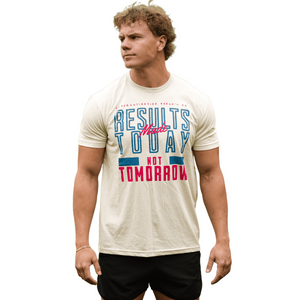 Results Are Made Today T-Shirt kaufen -  2POOD T-Shirts  - Fitness Onlineshop