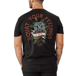Squat Your Feelings T-Shirt kaufen -  2POOD T-Shirts  - Fitness Onlineshop