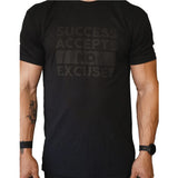 Buy the "Success Accepts No Excuses" T-shirt - 2POOD Men's Tops - Fitness Online Store