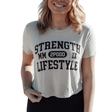 Varsity Strength Lifestyle Crop kaufen -  2POOD Tanks  - Fitness Onlineshop