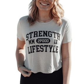 Varsity Strength Lifestyle Crop kaufen -  2POOD Tanks  - Fitness Onlineshop