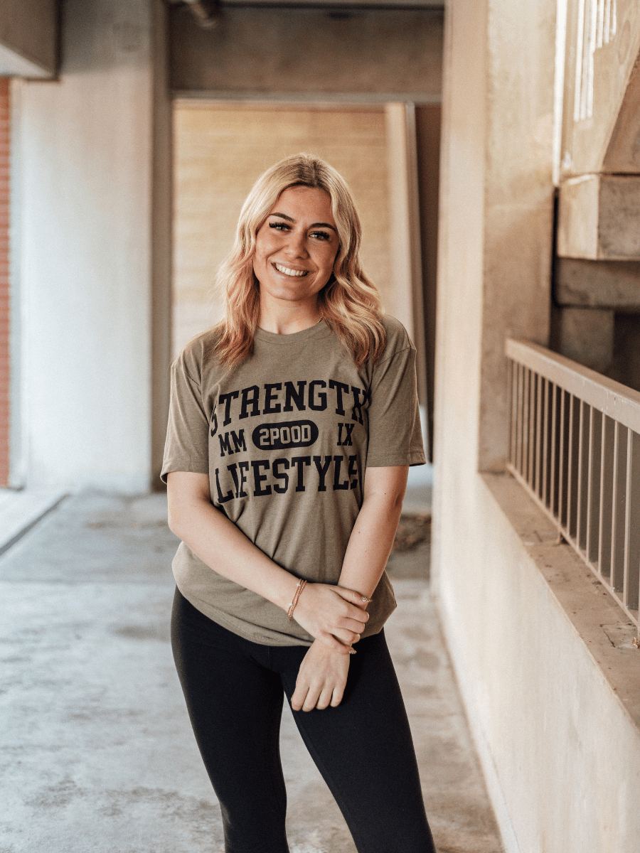 Varsity Strength Lifestyle T-Shirt kaufen -  2POOD T-Shirts  - Fitness Onlineshop