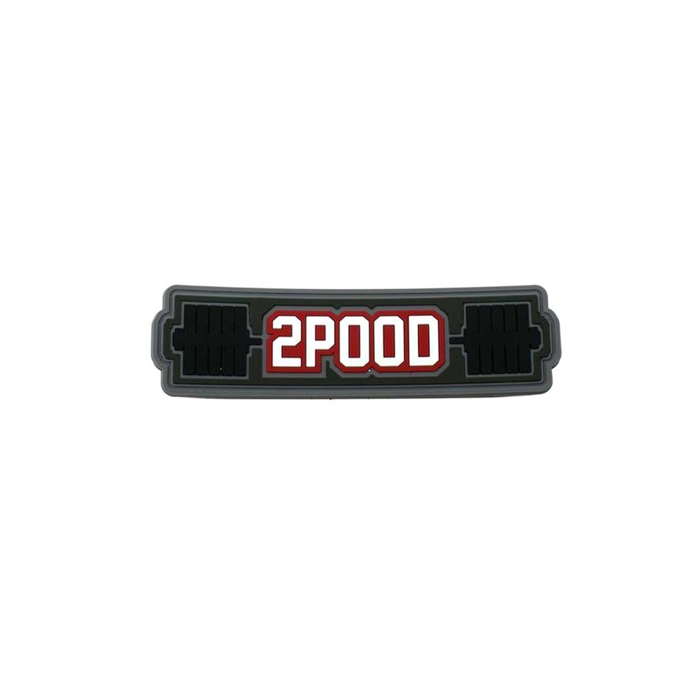 2POOD Velcro Patch "Barbell" kaufen bei HighPowered.ch