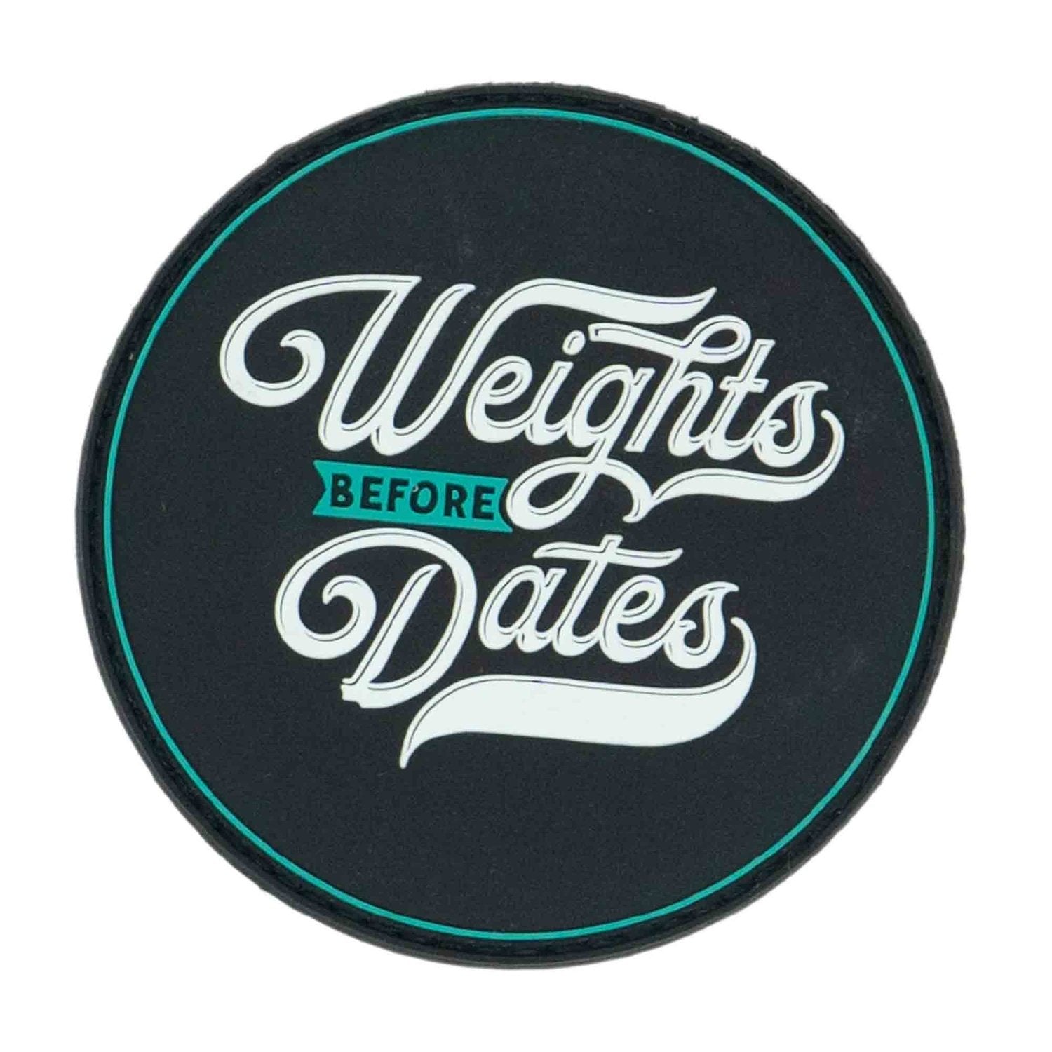 2POOD Weights Before Dates Velcro Patch kaufen bei HighPowered.ch