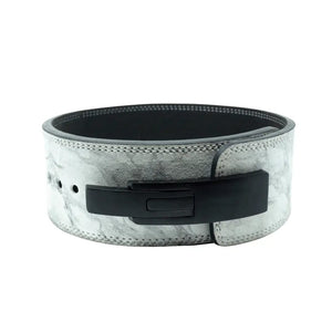 White Marble 10mm Lever Belt kaufen -  2POOD Gewichthebergürtel  - Fitness Onlineshop
