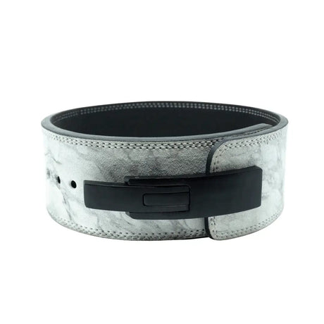 Buy White Marble 10mm Lever Belt - 2POOD Weightlifting Belt - Online Fitness Store