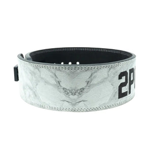 White Marble 10mm Lever Belt kaufen -  2POOD Gewichthebergürtel  - Fitness Onlineshop