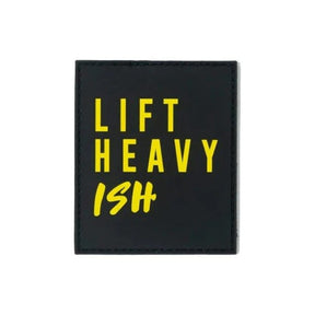 2POOD Yellow "Lift Heavy Ish" Velcro Patch kaufen bei HighPowered.ch