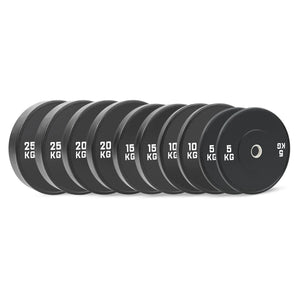 HighPowered Bumper Plates Set (Black) Complete (150 kg) kaufen bei HighPowered.ch