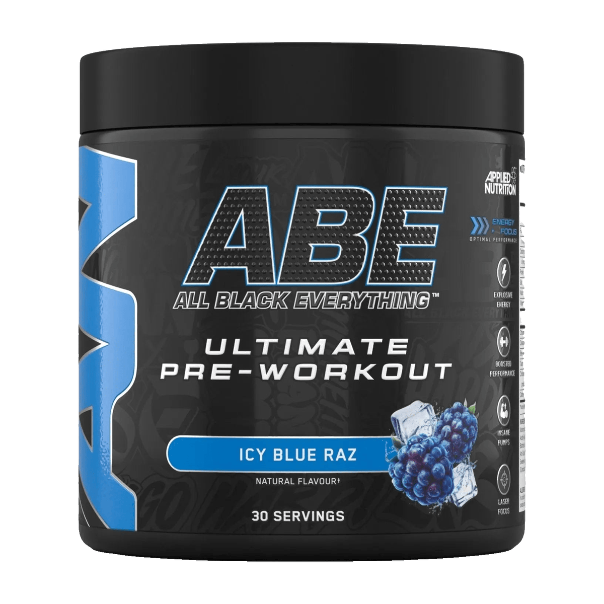 Applied Nutrition ABE (All Black Everything) (375 g) Icy Blue Raz kaufen -  Applied Nutrition Pre-Workout  - Fitness Onlineshop