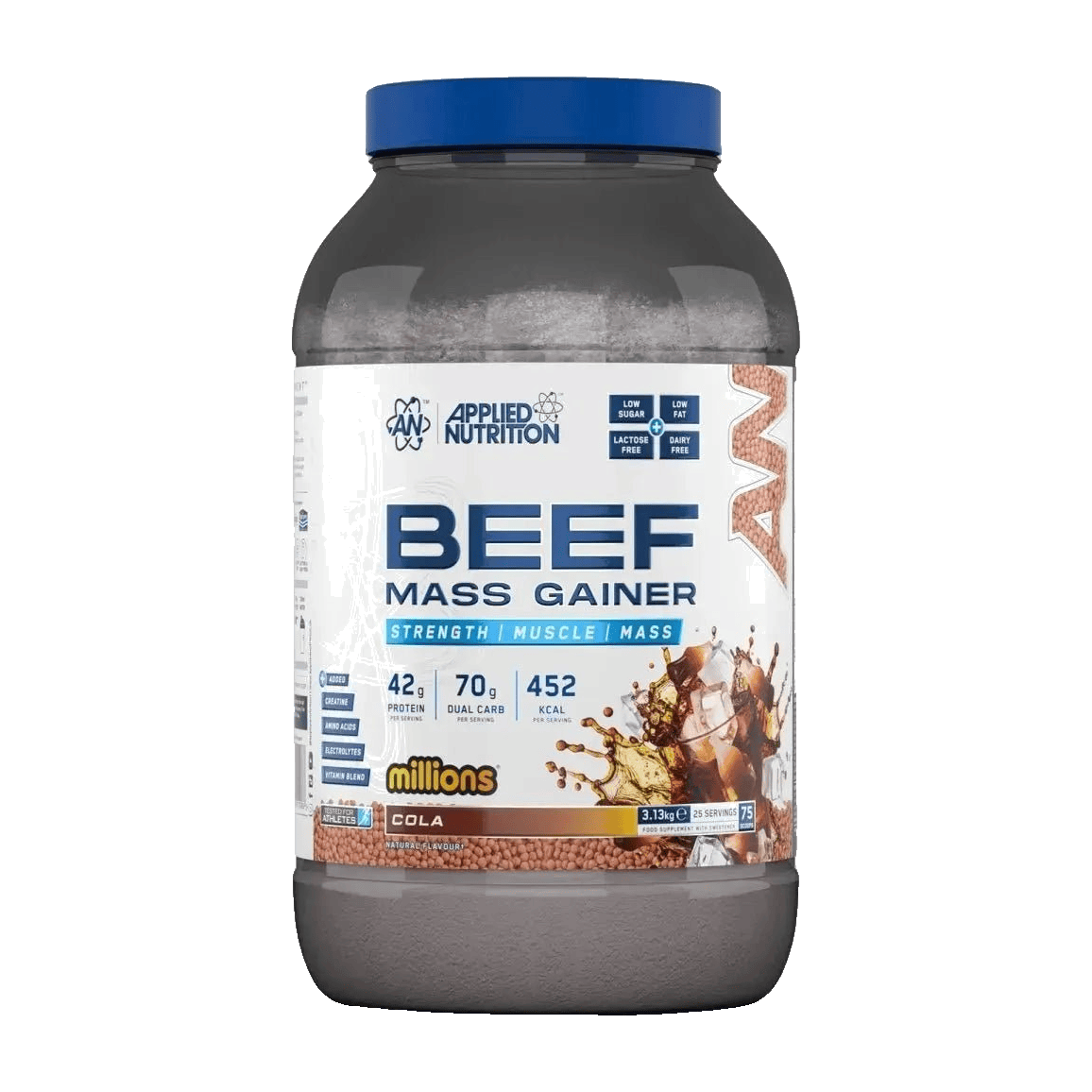 Applied Nutrition Beef Mass Gainer (3.13 kg) Cola Millions kaufen -  Applied Nutrition Weightgainer  - Fitness Onlineshop