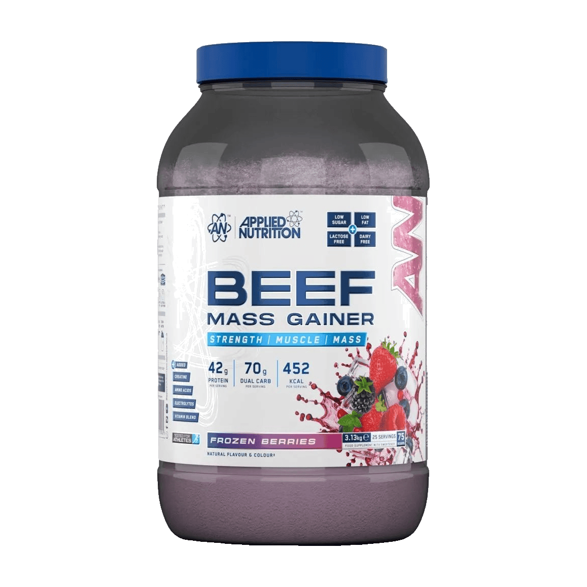 Applied Nutrition Beef Mass Gainer (3.13 kg) Frozen Berries kaufen -  Applied Nutrition Weightgainer  - Fitness Onlineshop