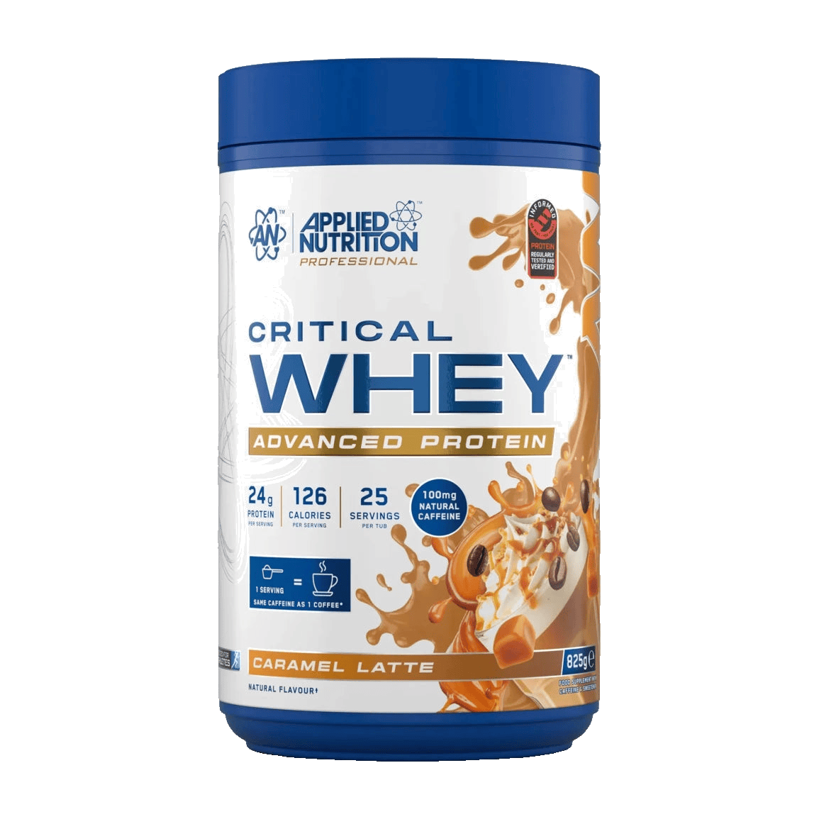 Applied Nutrition Critical Whey (825 g) Caramel Latte kaufen -  Applied Nutrition Whey Proteinpulver  - Fitness Onlineshop