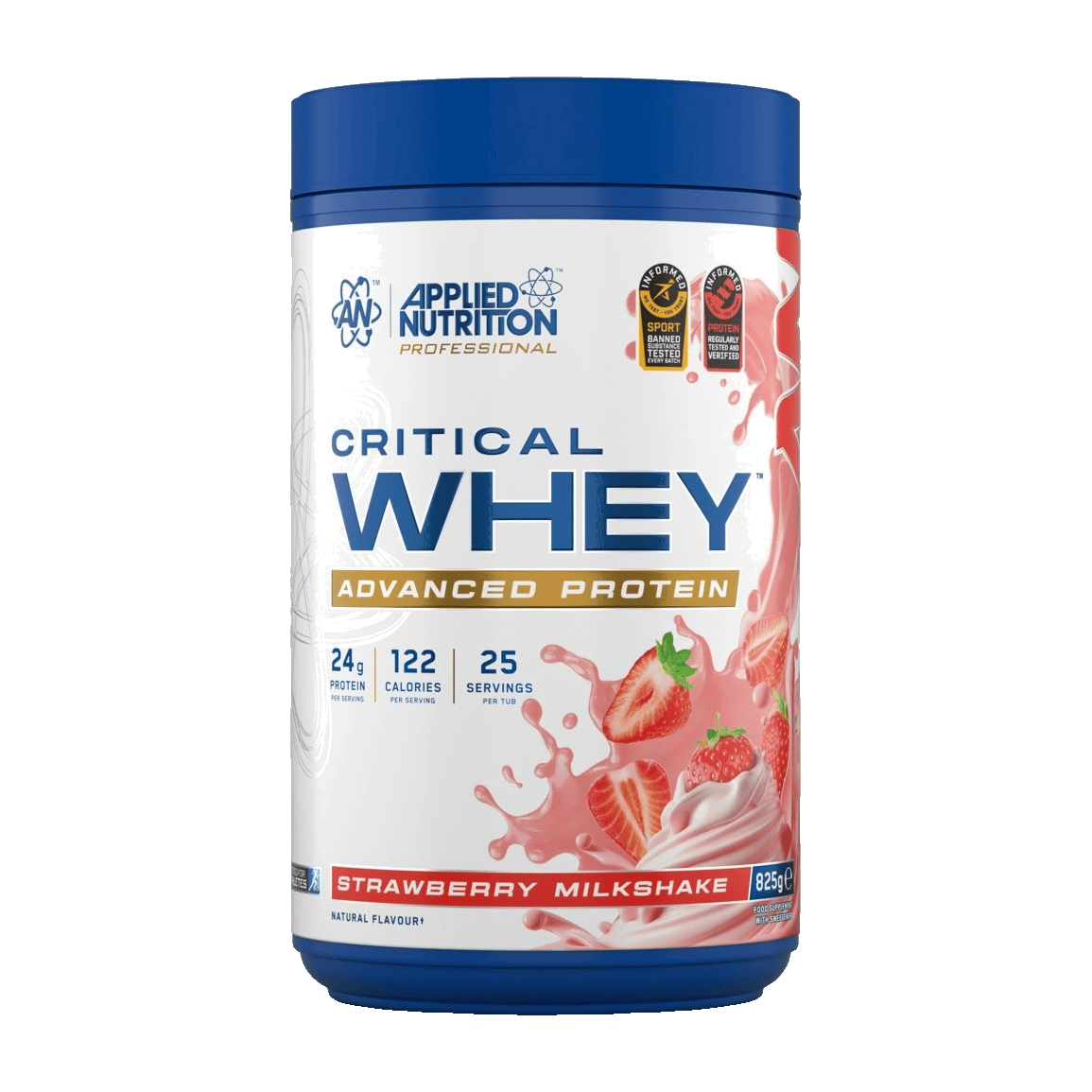 Applied Nutrition Critical Whey (825 g) Strawberry kaufen -  Applied Nutrition Whey Proteinpulver  - Fitness Onlineshop