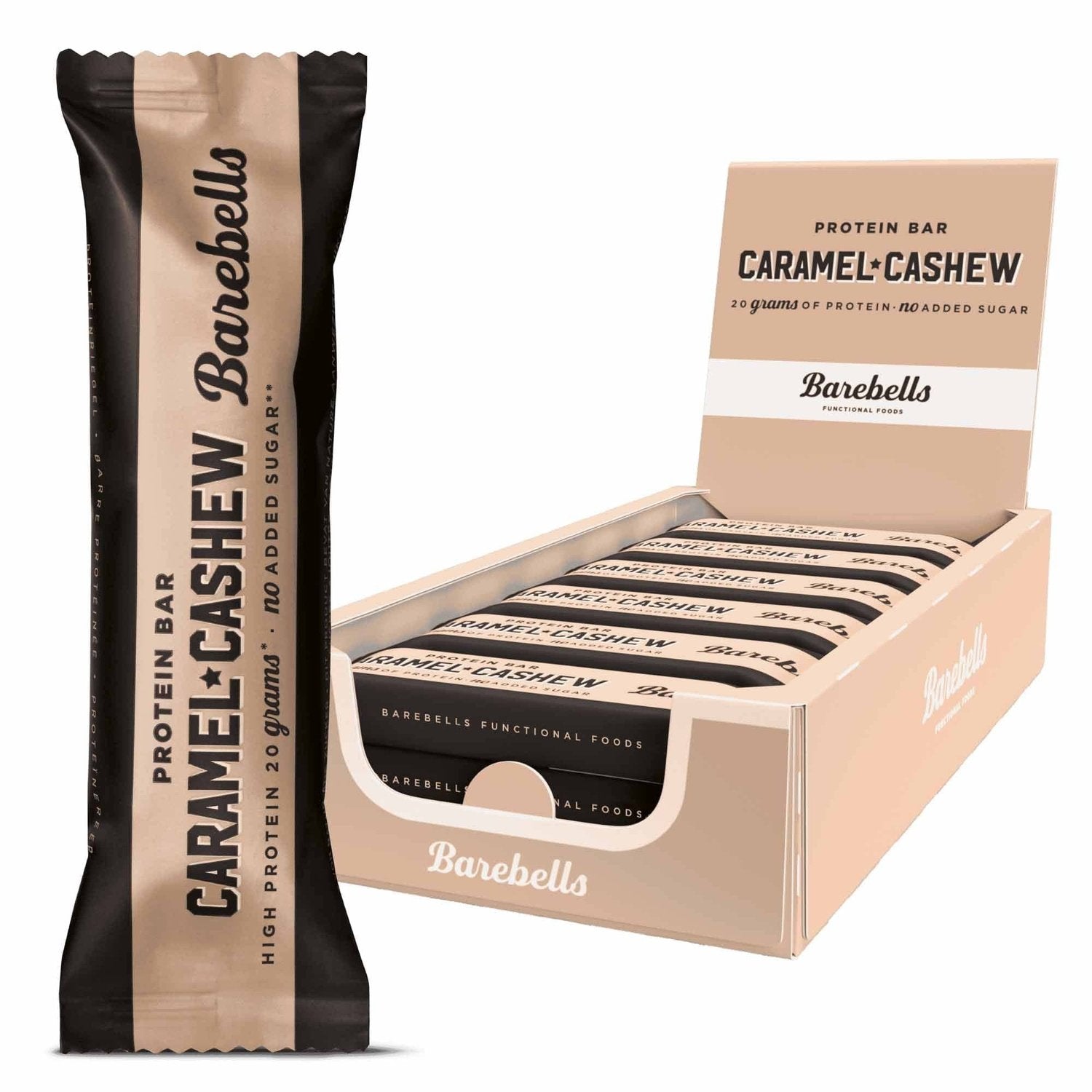 Barebells Barebells Protein Riegel 12 x 55 g Caramel Cashew kaufen bei HighPowered.ch