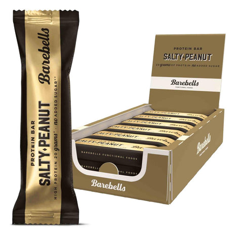 Achetez les barres protéinées Barebells Salty Peanut (12 x 55 g) sur HighPowered.ch