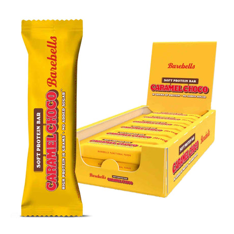 Achetez les barres protéinées Barebells Soft Proteinriegel 12 x 55 g Caramel Choco sur HighPowered.ch
