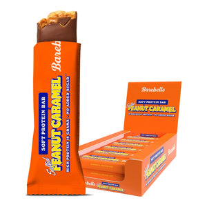 Barebells Soft Proteinriegel 12 x 55 g / Salted Peanut Caramel kaufen -  Barebells Proteinriegel  - Fitness Onlineshop