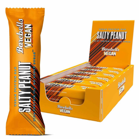 Achetez les barres protéinées végétaliennes Barebells « Salty Peanut » (12 x 55 g) sur HighPowered.ch