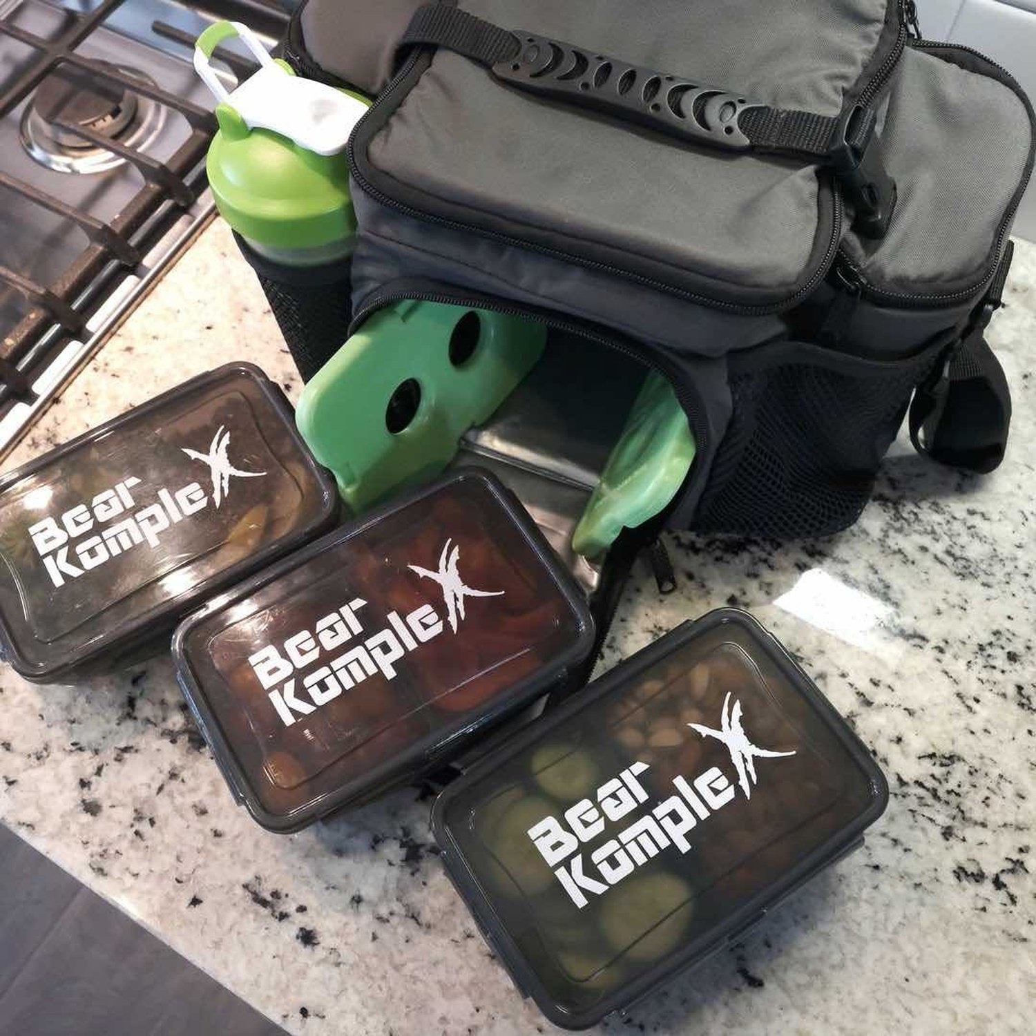 Bear KompleX Meal Prep Tasche mit Frischhalteboxen kaufen bei HighPowered.ch