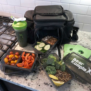 Bear KompleX Meal Prep Tasche mit Frischhalteboxen kaufen bei HighPowered.ch
