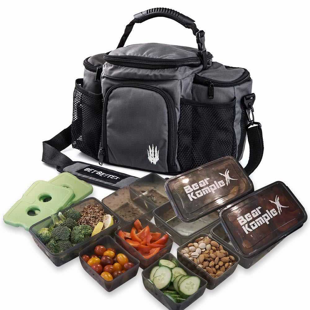 Buy the Bear KompleX Meal Prep Bag with Food Storage Containers at HighPowered.ch