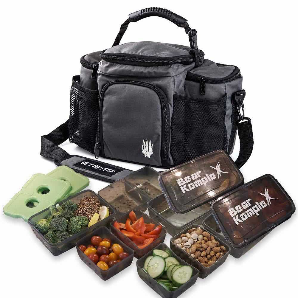 Bear KompleX Meal Prep Tasche mit Frischhalteboxen kaufen bei HighPowered.ch