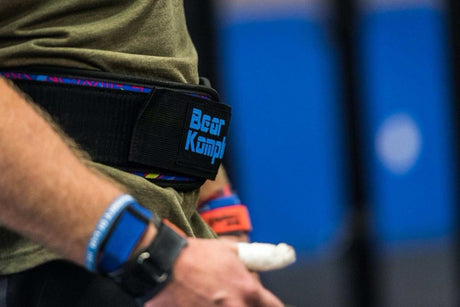 Buy the Bear KompleX Metcon Weightlifting Belt (Blue) at HighPowered.ch