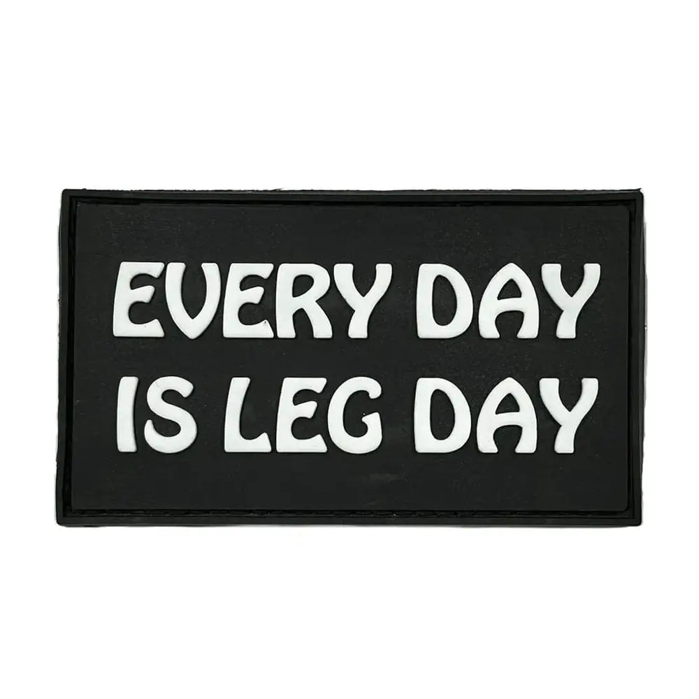 Achetez le patch Velcro Bear KompleX « Every Day Is Leg Day » sur HighPowered.ch