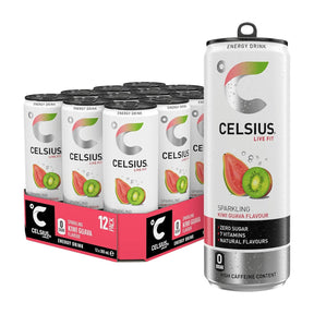 Celsius Energy Drink 12 x 355 ml / Kiwi Guava kaufen -  Celsius Energiedrinks  - Fitness Onlineshop
