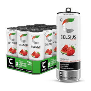 Celsius Energy Drink 12 x 355 ml / Strawberry Watermelon kaufen -  Celsius Energiedrinks  - Fitness Onlineshop