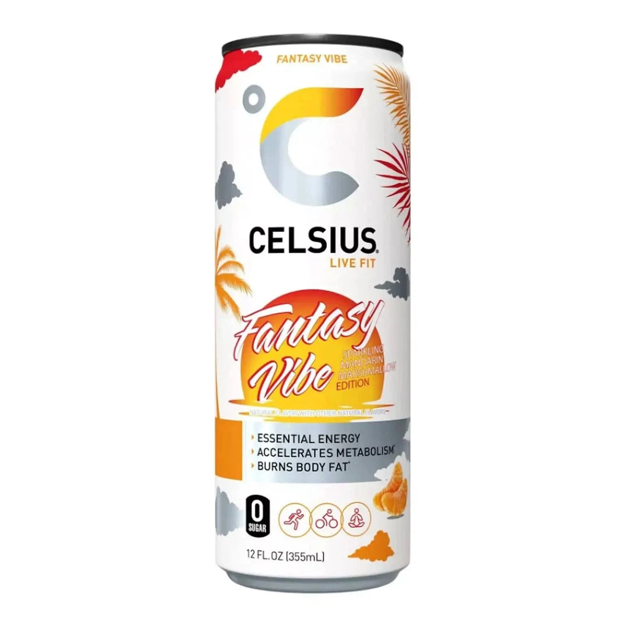 Buy Celsius Energy Drink 355 ml / Fantasy Vibe -  Celsius Energy Drinks  - Fitness Online Store