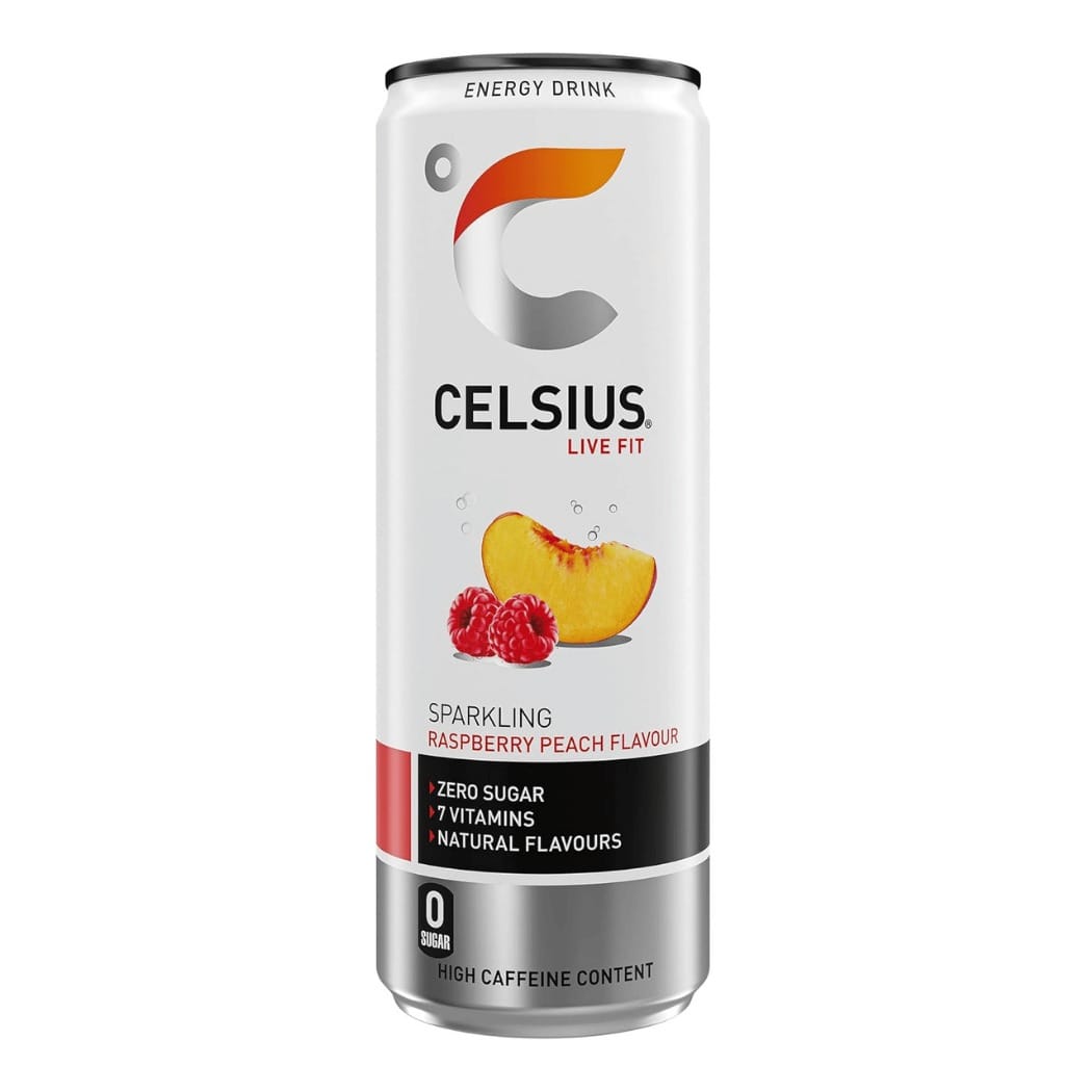 Celsius Energy Drink 355 ml / Raspberry Peach kaufen -  Celsius Energiedrinks  - Fitness Onlineshop