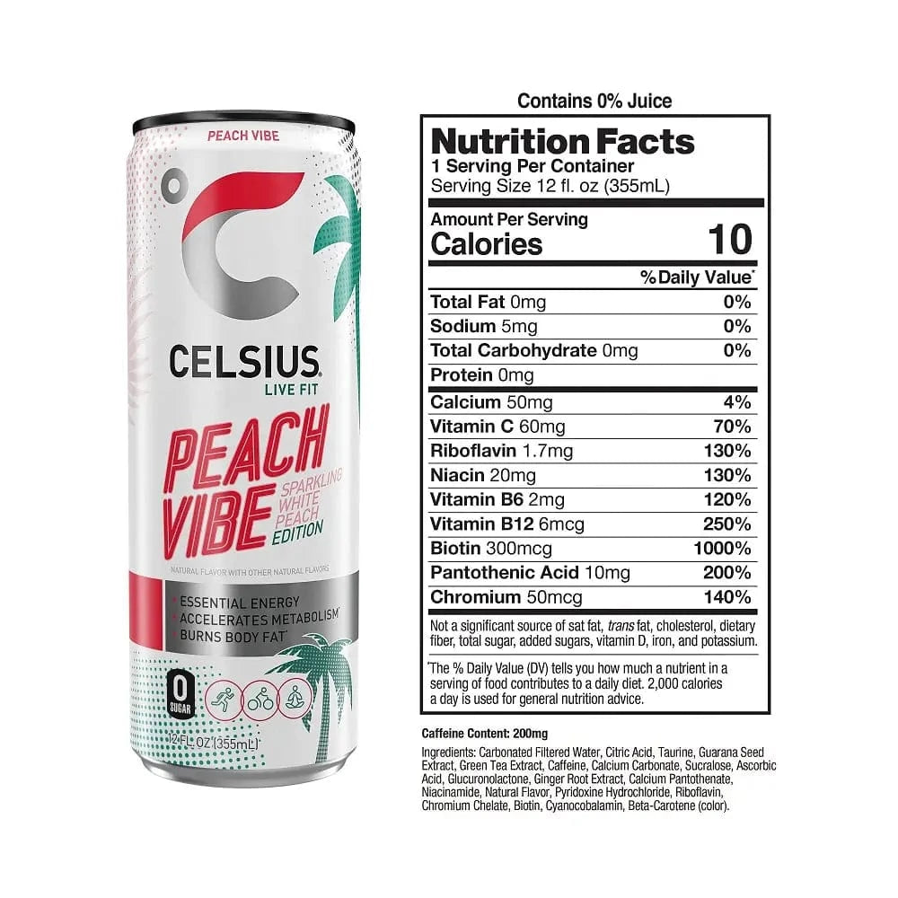 Buy Celsius Energy Drink -  Celsius Energy Drinks  - Online Fitness Store