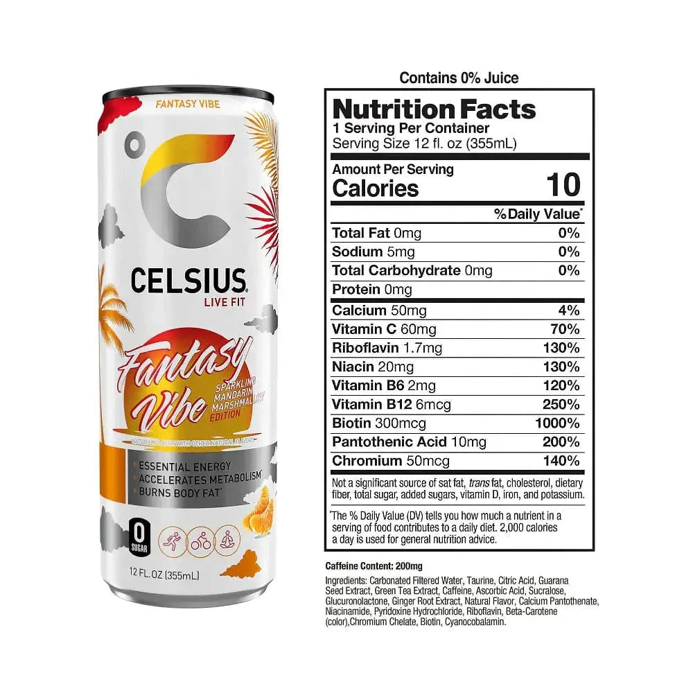 Buy Celsius Energy Drink -  Celsius Energy Drinks  - Online Fitness Store