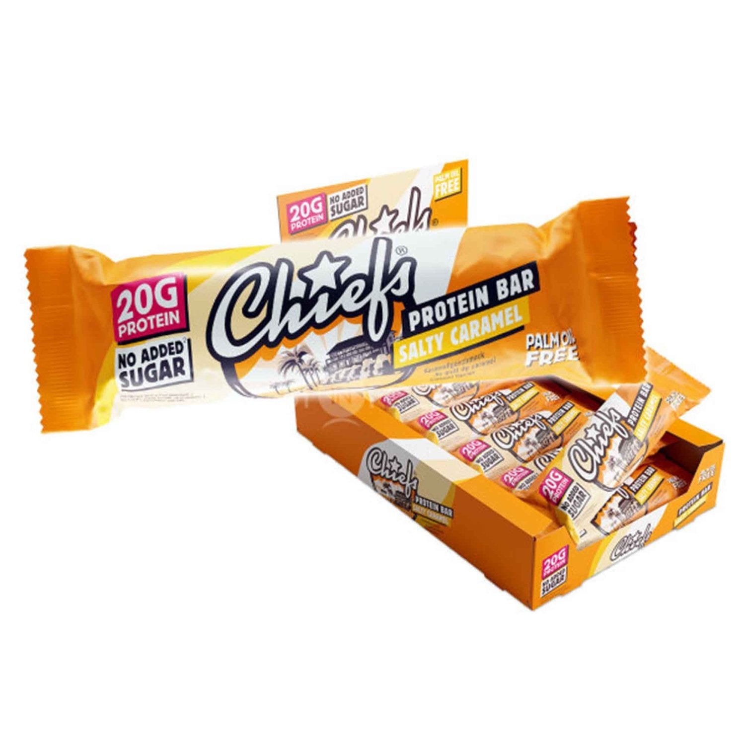 Chiefs Chiefs Protein Riegel 12 x 55 g Salty Caramel kaufen bei HighPowered.ch