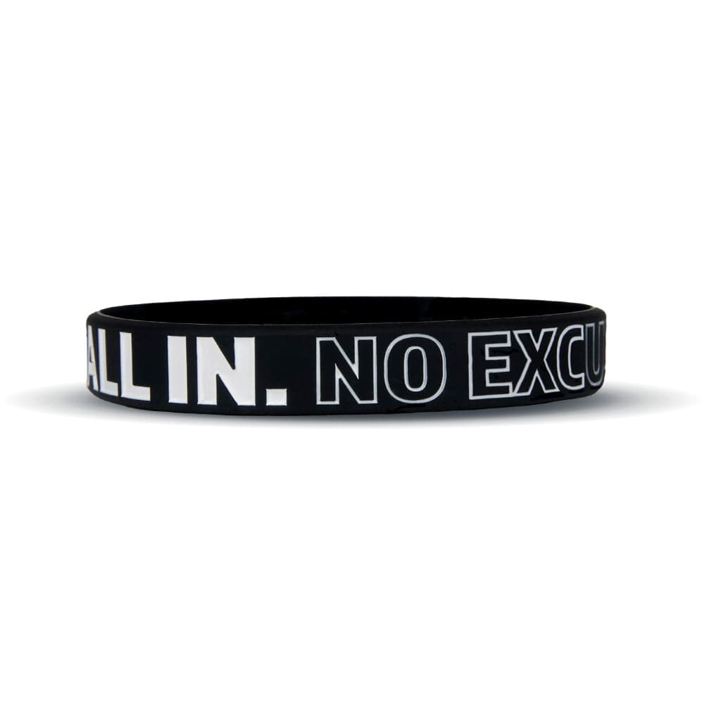 Elite Athletic Gear ALL IN. NO EXCUSES. Wristband kaufen bei HighPowered.ch