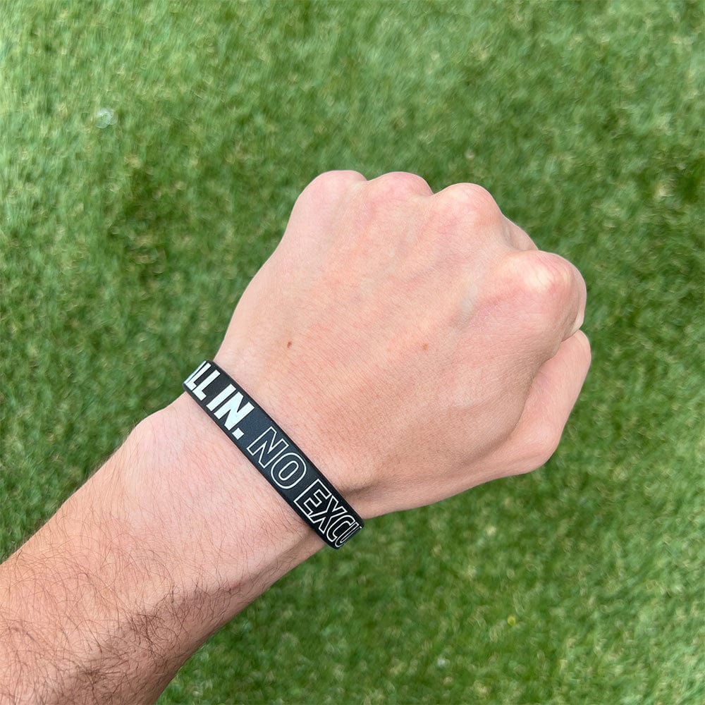 Elite Athletic Gear ALL IN. NO EXCUSES. Wristband kaufen bei HighPowered.ch