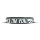 Buy the Elite Athletic Gear "BET ON YOURSELF" Wristband at HighPowered.ch