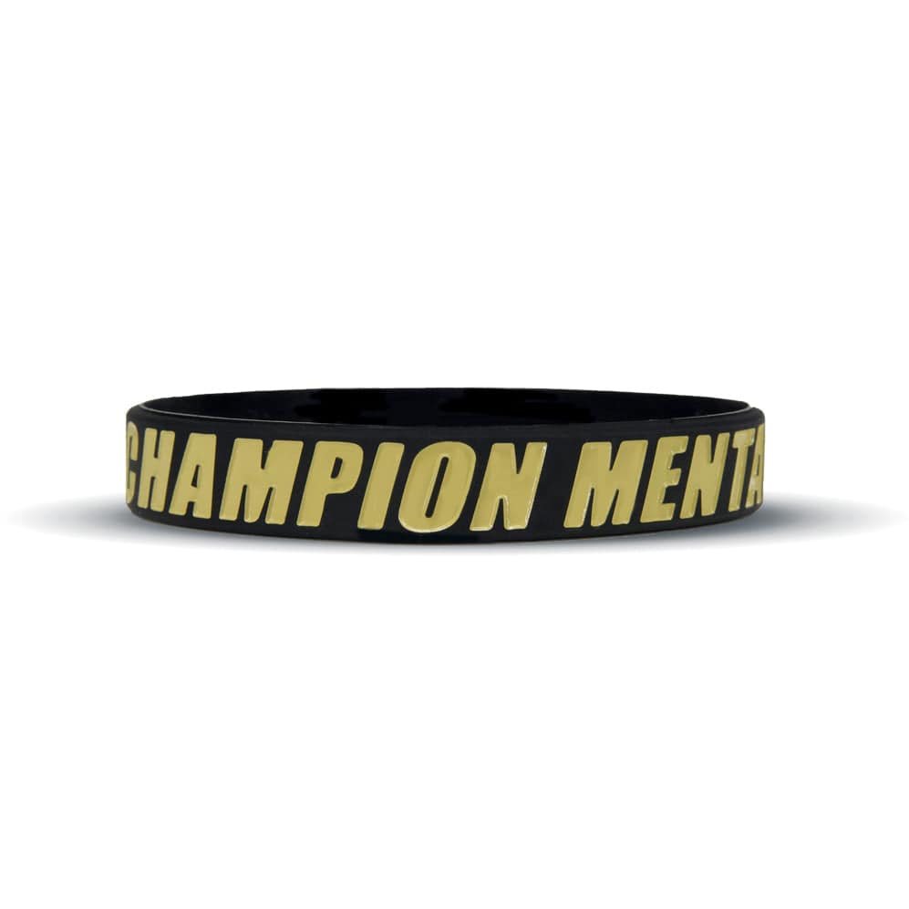 Buy the Elite Athletic Gear CHAMPION MENTALITY Wristband XL (9") at HighPowered.ch