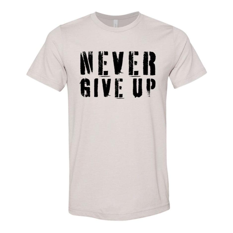 Elite Athletic Gear Never Give Up T-Shirt kaufen bei HighPowered.ch