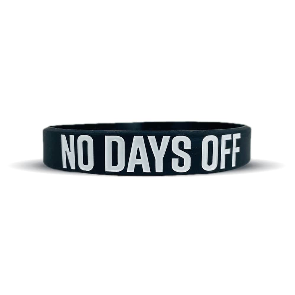 Elite Athletic Gear NO DAYS OFF Wristband XL (9") kaufen bei HighPowered.ch