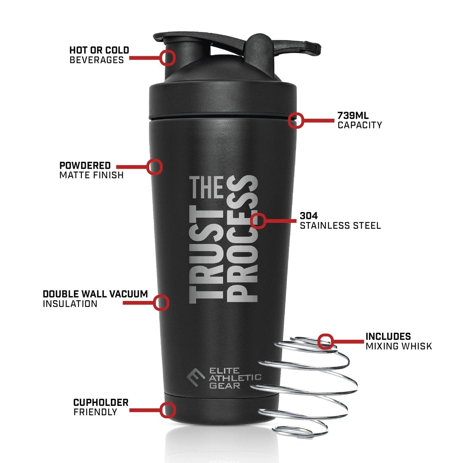 Elite Athletic Gear Trust The Process Shaker Cup kaufen bei HighPowered.ch